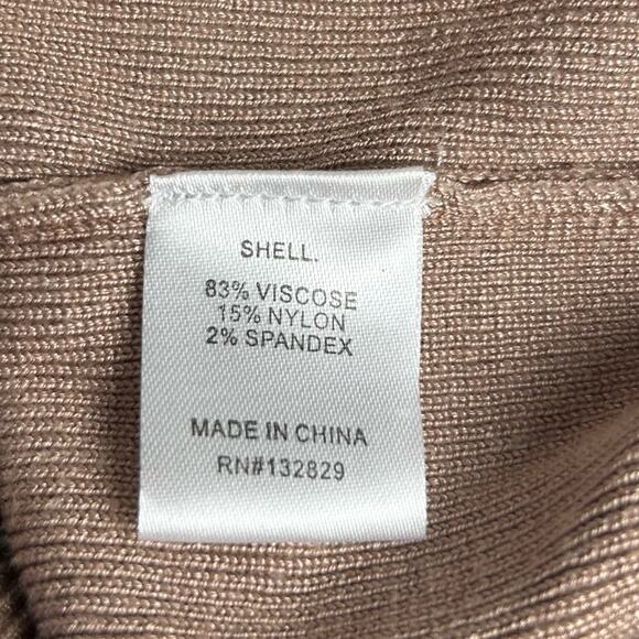 Superdown Beige & White Bonnie Varsity Mini Skirt Size XS - Picture 5 of 5